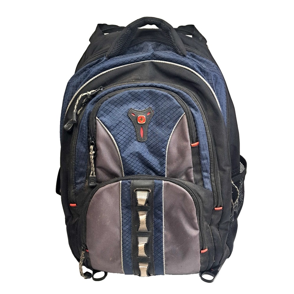 SWISSGEAR Wenger Laptop Backpack – Blue (27343060) Sturdy Travel School Outdoors